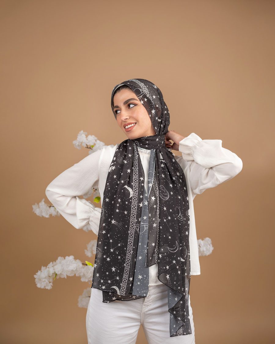 Shiny Hiqh Quality Chiffon Scarf Hijab From Scarfn Shop Egypt 4