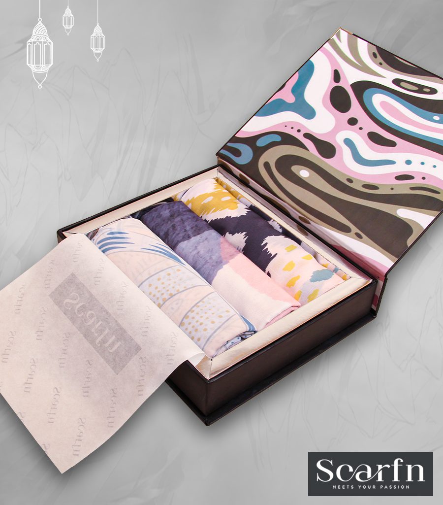 Scarfn Happy Box Bundle of 3 Scarves and Hijab Wear3 1