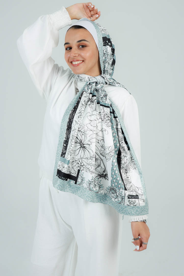 Alba Satin scarf scarfn shop 02