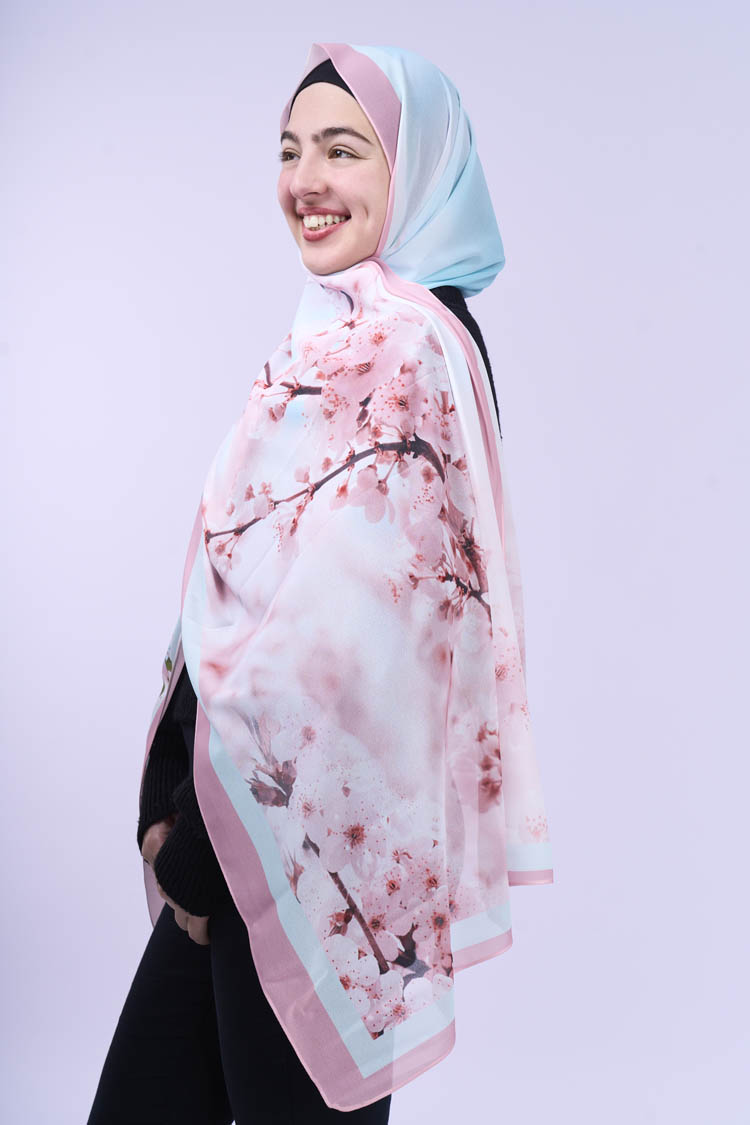 Peri Winkle chiffon scarf scarfn shop 01